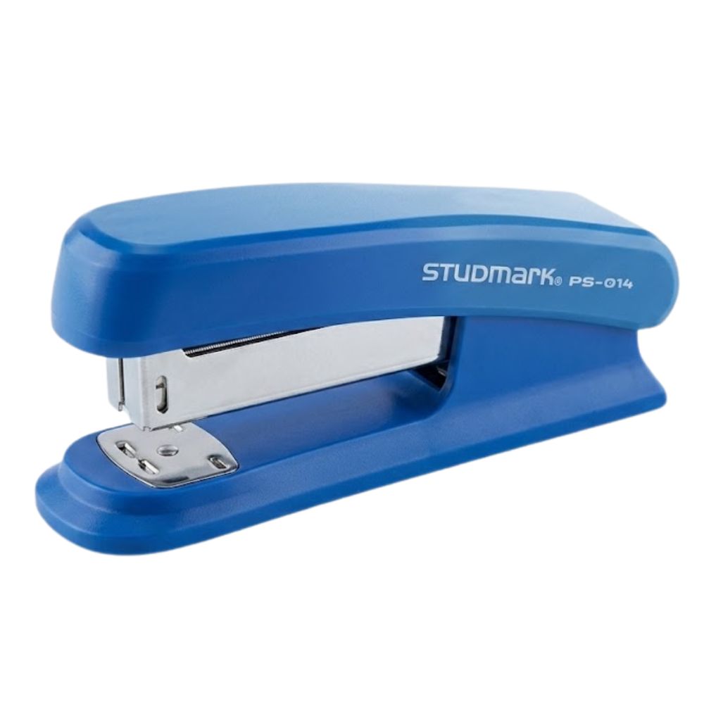 Studmark Engrapadora Plastica Media Tira Color Azul