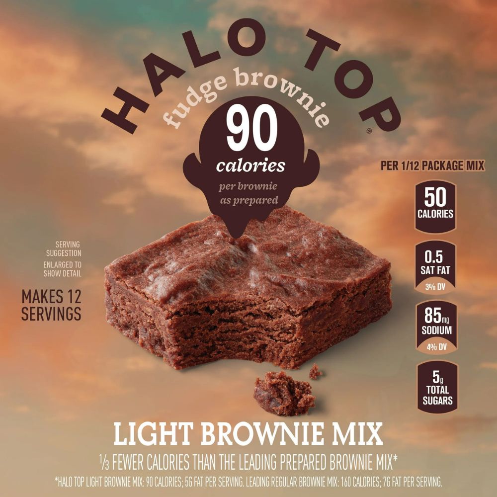 Halo Top Fudge Brownie Light Brownie Mix 343gr