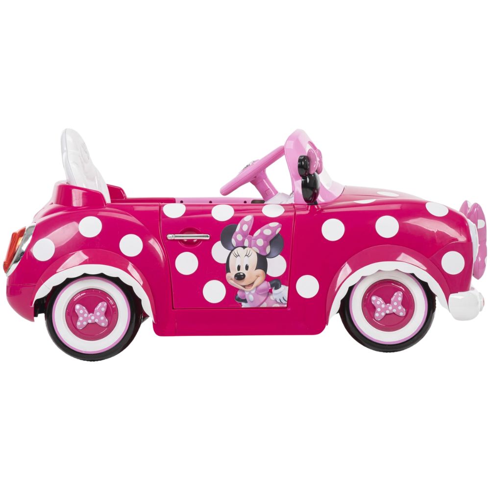 Huffy Disney Minnie Mouse Coche de Paseo con Batería 6 V 3+