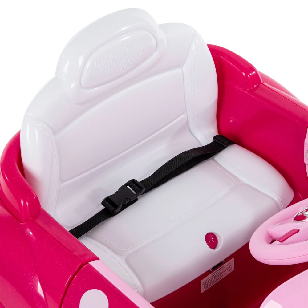 Huffy Disney Minnie Mouse Coche de Paseo con Batería 6 V 3+