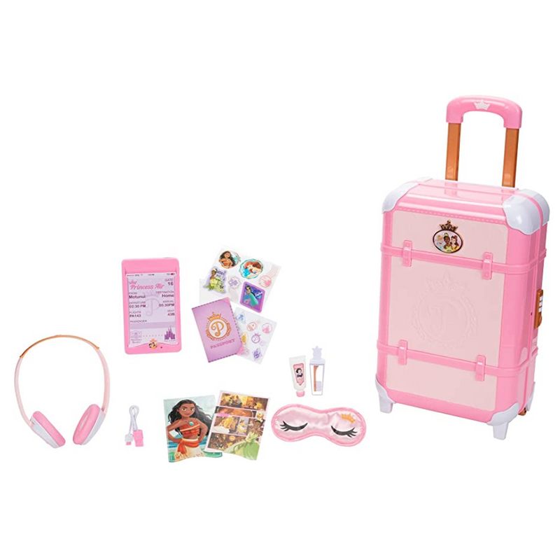 Disney Princess Maleta de Mano con 14 Accesorios Traveler Play Suitcase 14 Accesorios 3+