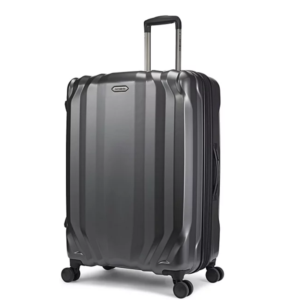 Samsonite Maleta Dura Grande 27 Pulgadas 4 Ruedas Color Plateado