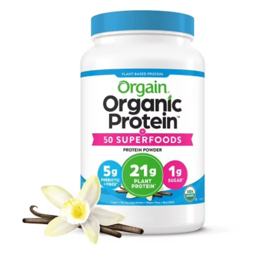 Proteina Organica Orgain Protein 50 Superfoods Sabor a Vainilla 1.2Kg