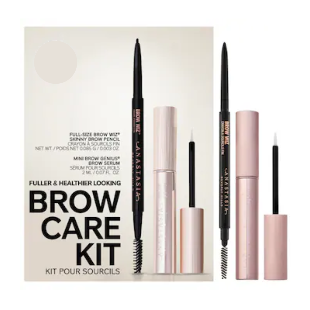 Anastasia Set Brow Care Kit  Brow Wiz +Mini Brow Serum 2ml Medium Brown