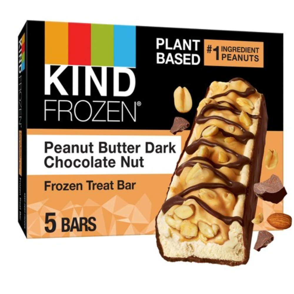 Helados Kind Frozen 5 Und Peanut Butter Dark Chocolate Nut Plant Based