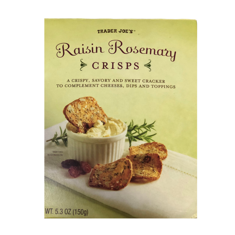 Trader Joeʹs Raisin Rosemary Crisps 150g