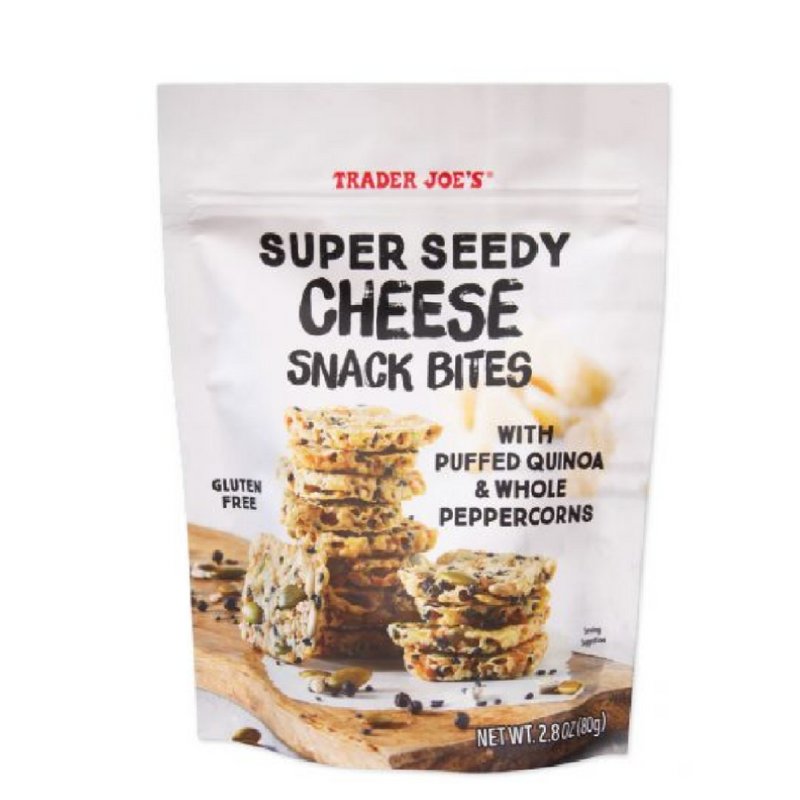 Trader Joe's Super Seedy Cheese Snack Bites 80g