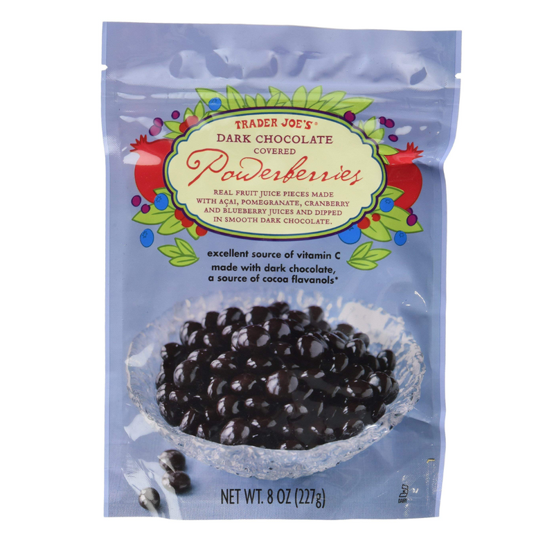 Trader Joe's Dark Chocolate Covered Powerberries  227gr