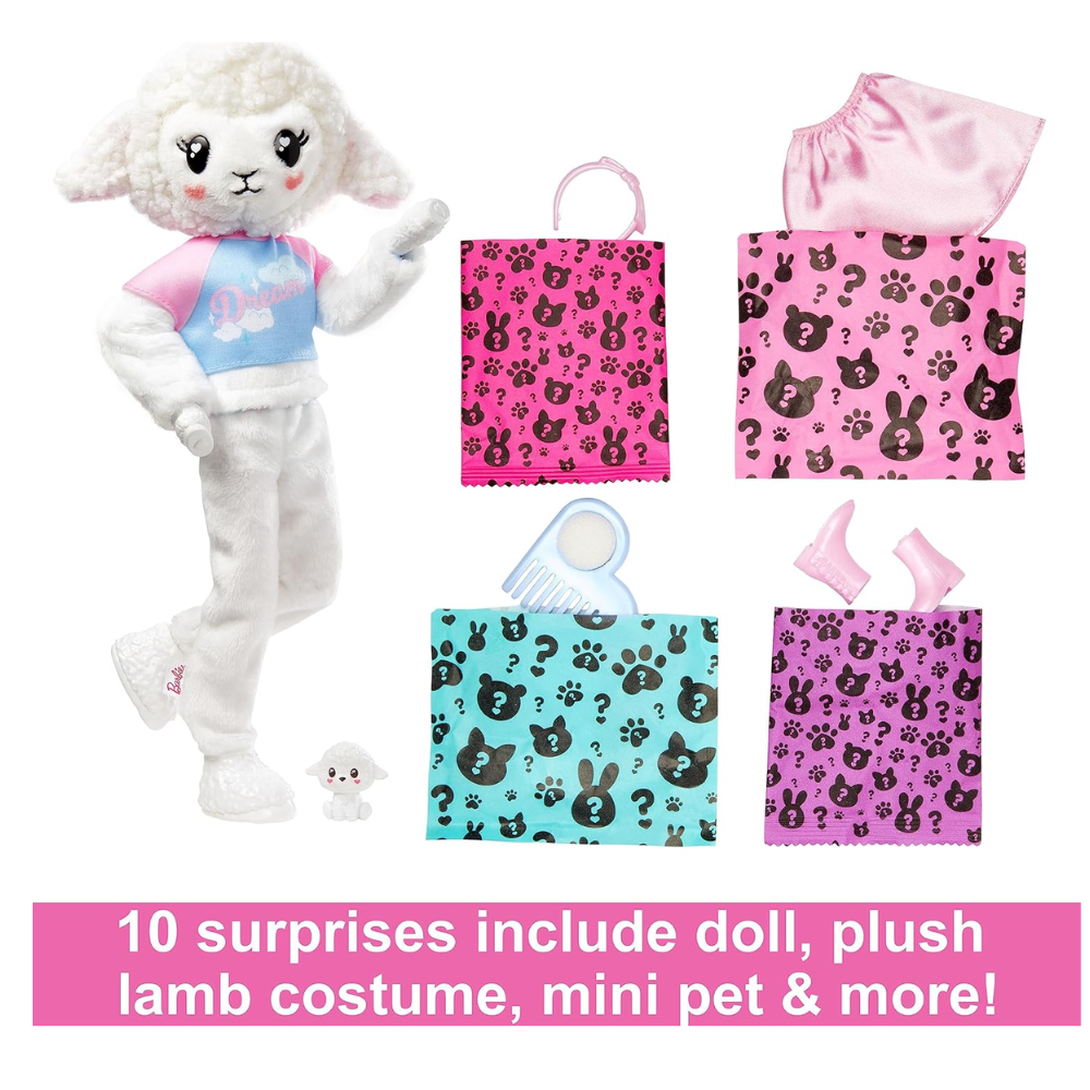 Barbie Cutie Reveal 10 Surprises Pet Cordero