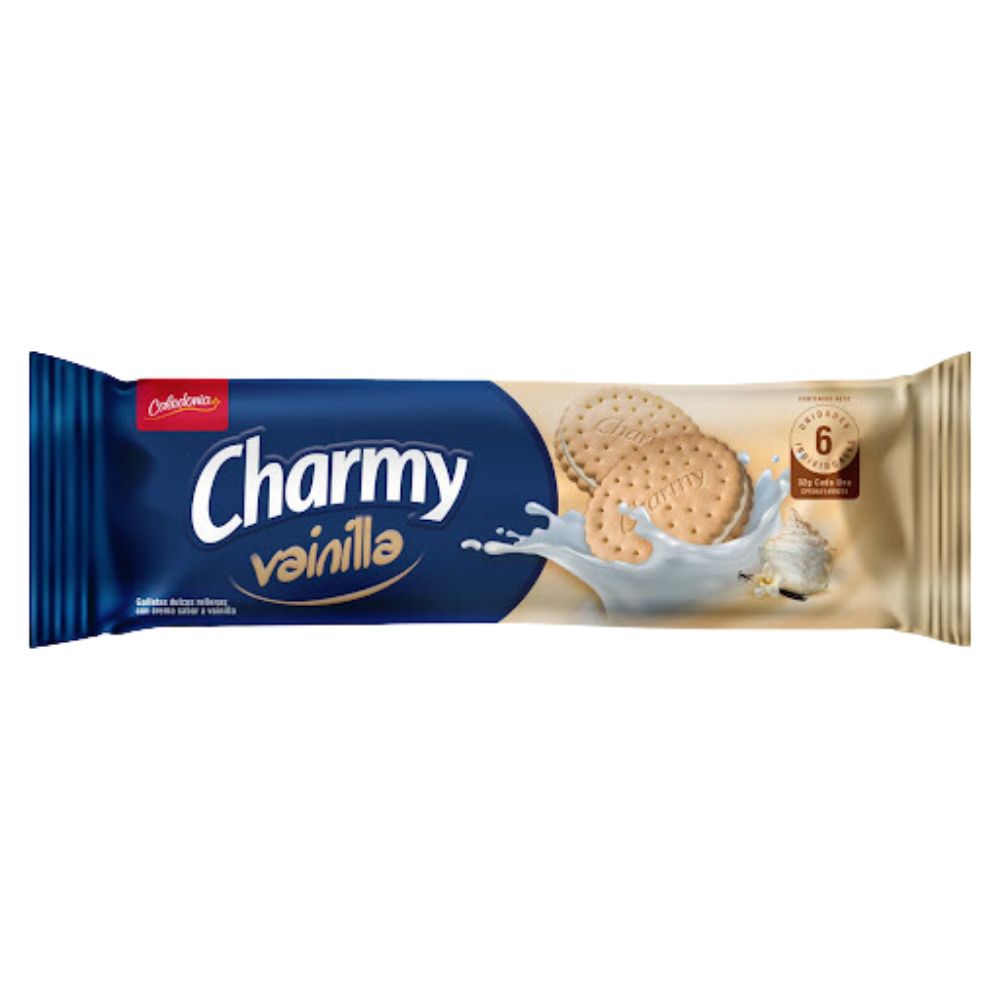 Galleta Charmy Vainilla 6 und 192 grs