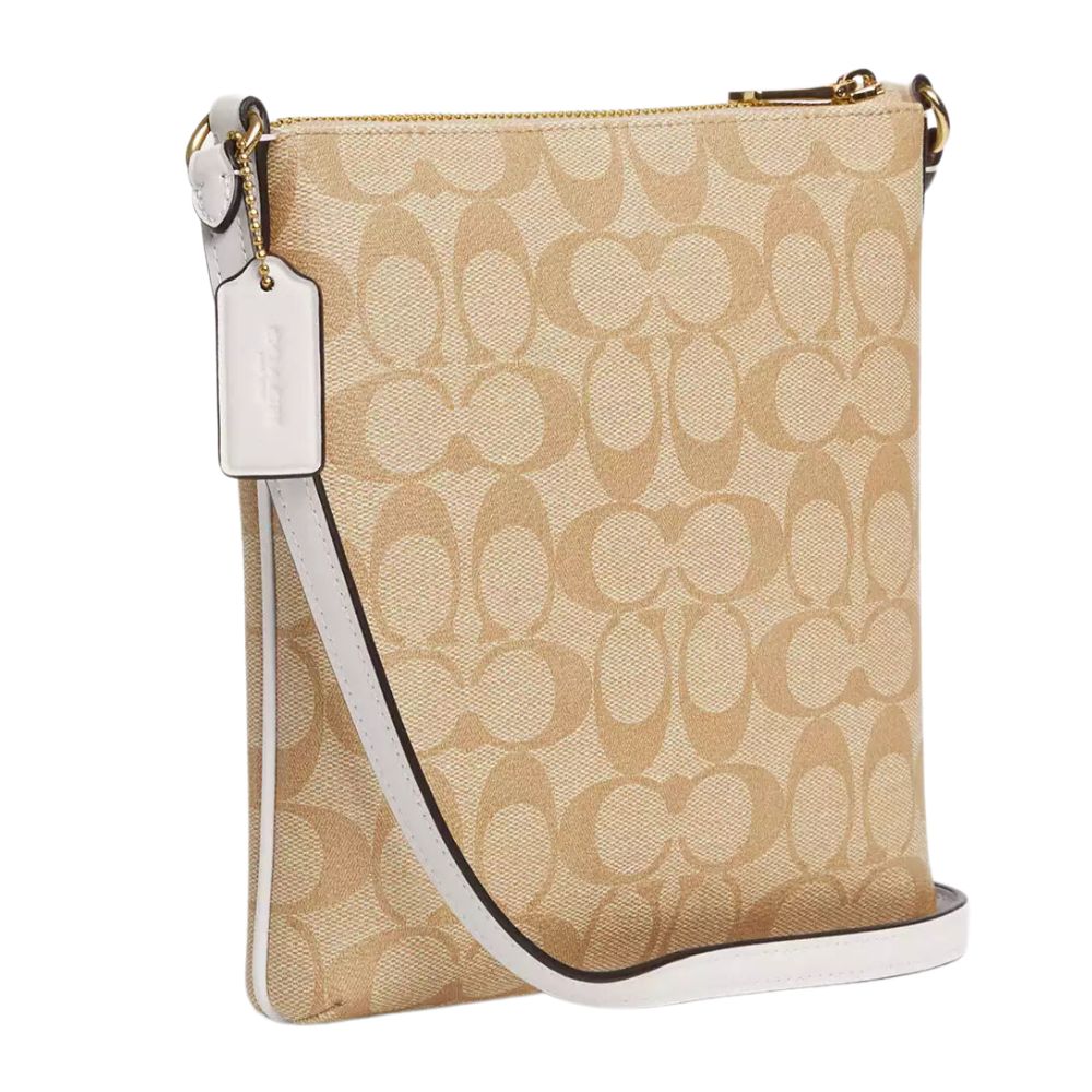 Coach Mini Rowan File Bag In Signature Canvas