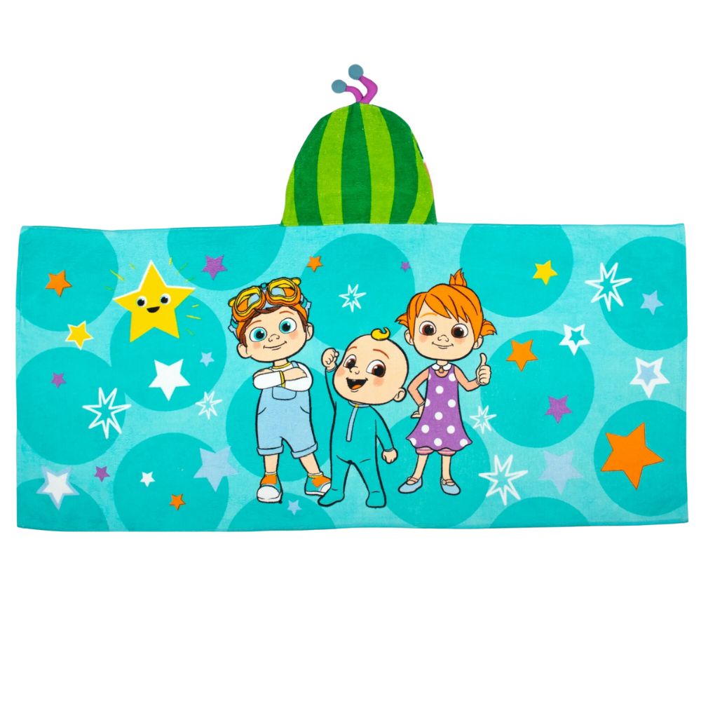 Hooded Towel 100% Algodon Cocomelon 55cm x 130cm