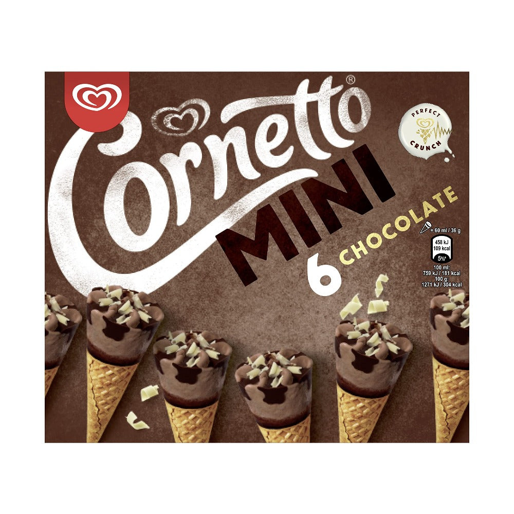 Helados Cornetto Mini Chocolate 6und