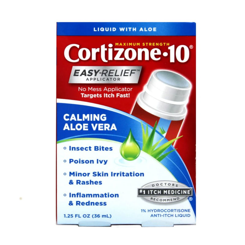 Cortizone-10 Easy Relief Applicator Calming Aloe Vera 36ml