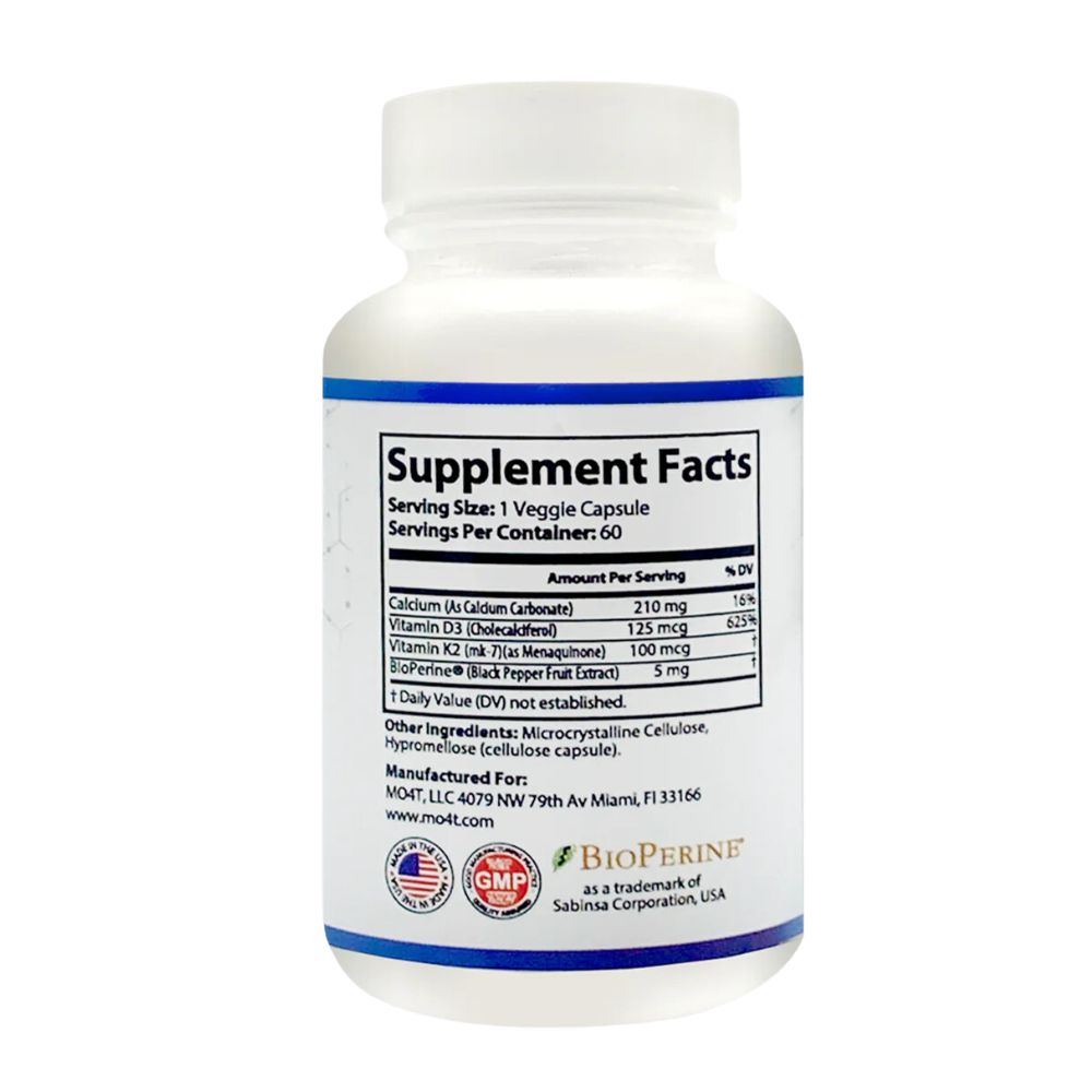 MO4T Vitaminas D3-K2 60 Capsulas
