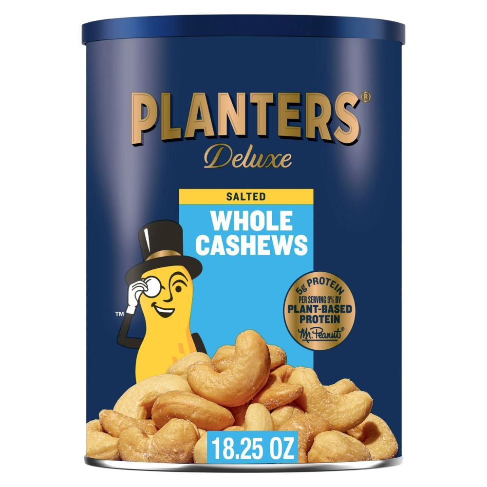 Planters Deluxe Salted Whole Cashews 517g