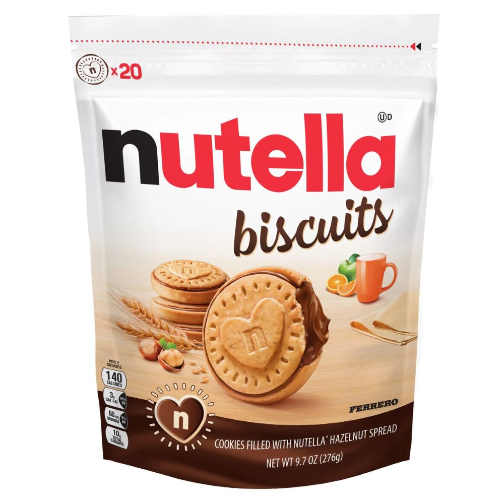 Nutella Biscuits Cookies Filled With Nutella Hazelnut Spread 276gr