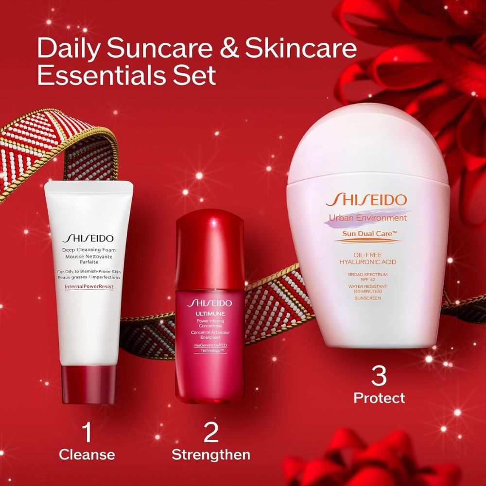 Shiseido Ginza Tokyo Daily Suncare & Skincare Essentials 50ml + 15ml + 10ml