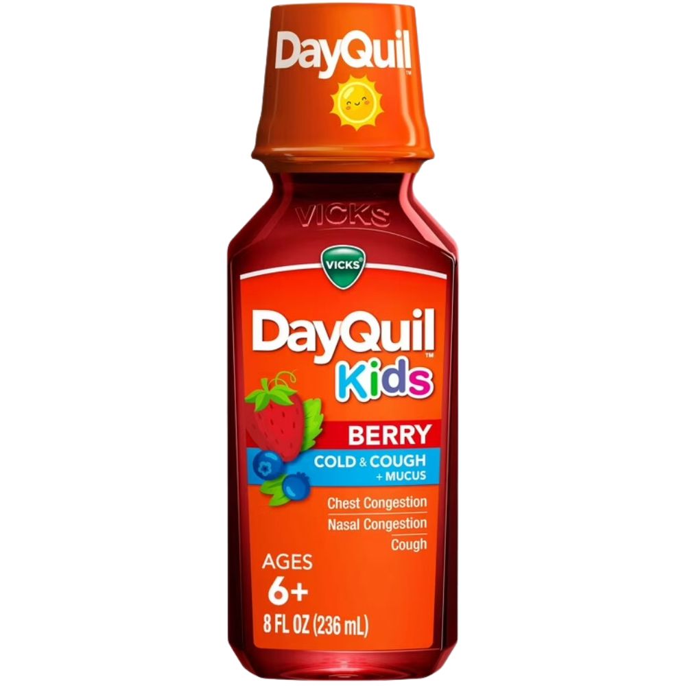 Vicks DayQuil Kids Berry Cold Cough Mucus 6+ 236ml