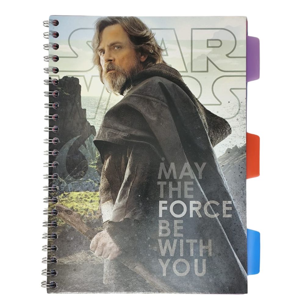 Ofimak Libreta Espiral de Una Linea 3 Materias Star Wars