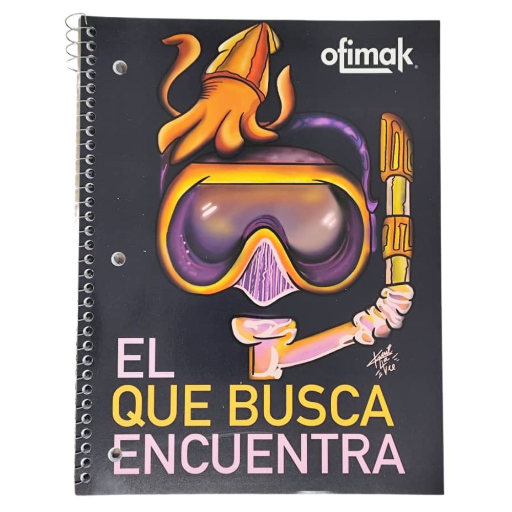 Ofimak Libreta Espiral Una Linea 5 Materias 150 Hojas