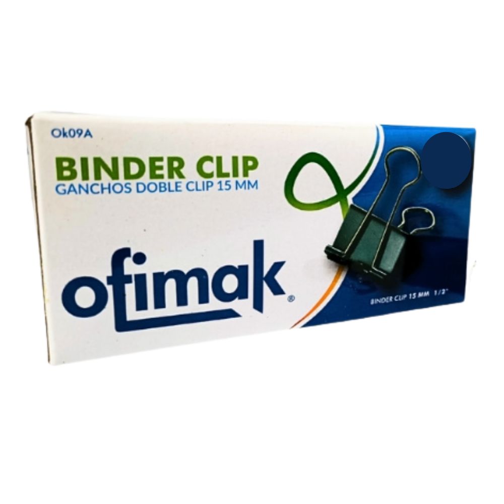 Ofimak Ganchos Doble Clip 12 Piezas 15mm