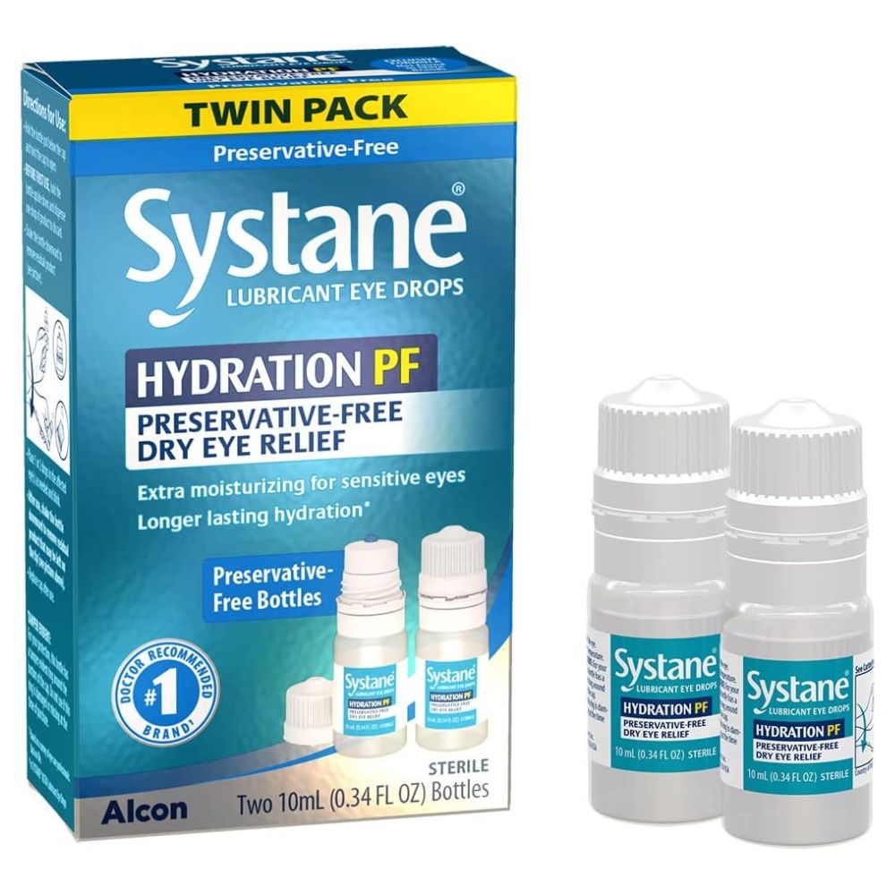 Systane Twin Pack Hydration PF Dry Eyes Relief Preservative-Free 2x10ml c/u