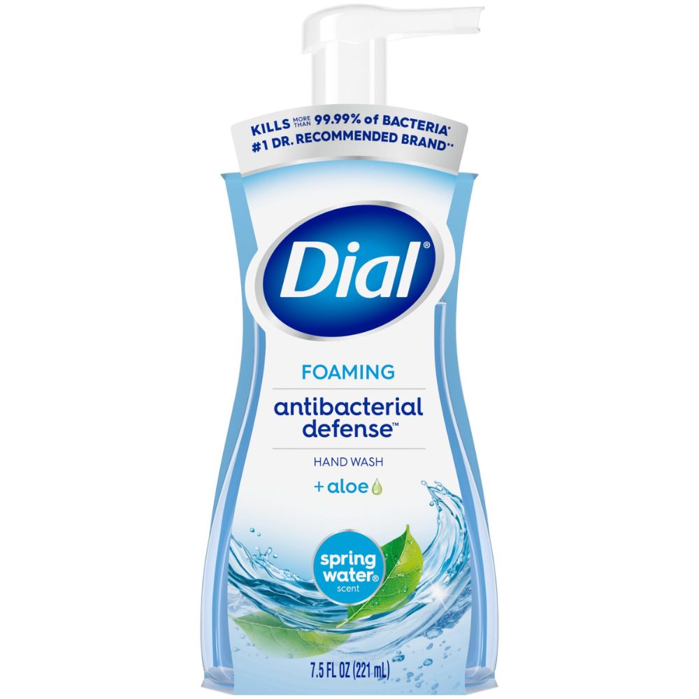 Dial Jabon Foam Antibacterial Spring Water 221 ml