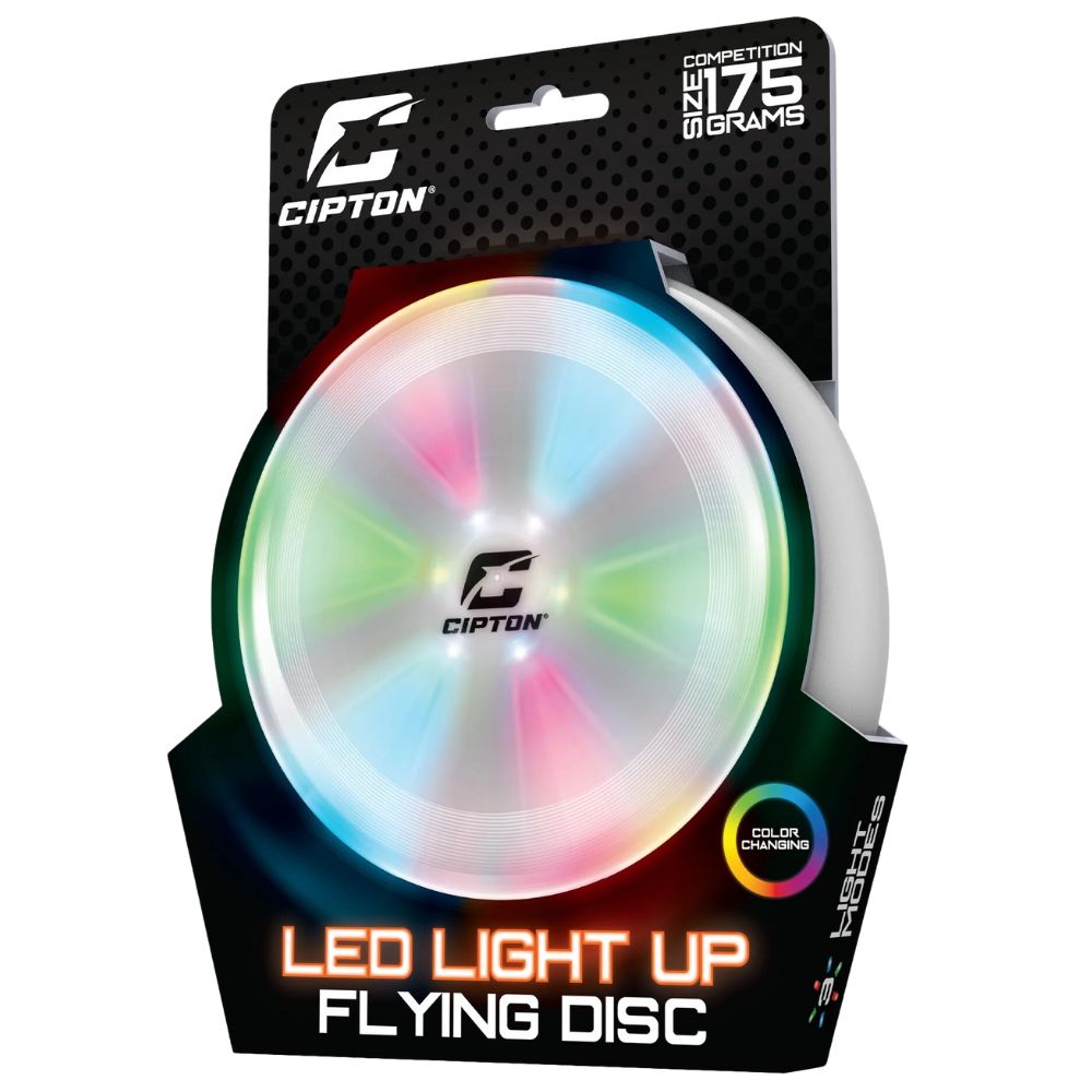 Cipton Led Light-Up Flying Disc Enciende el Frisbee