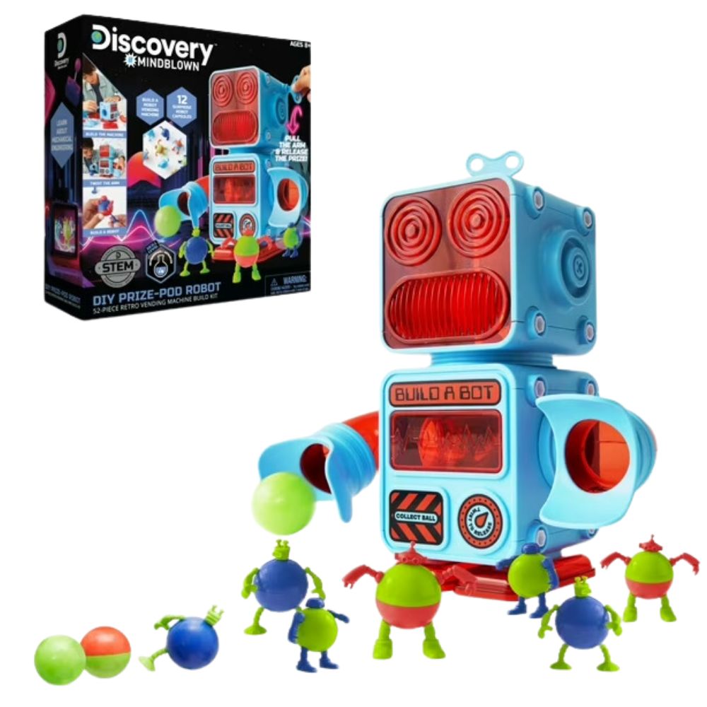 Discovery Mindblown Diy Prize-Pod Robot 52 Piezas 6+