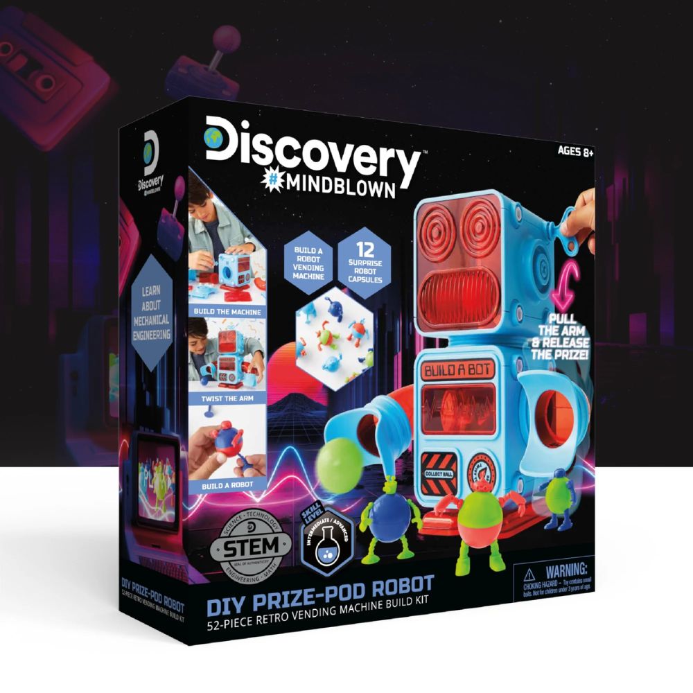 Discovery Mindblown Diy Prize-Pod Robot 52 Piezas 6+