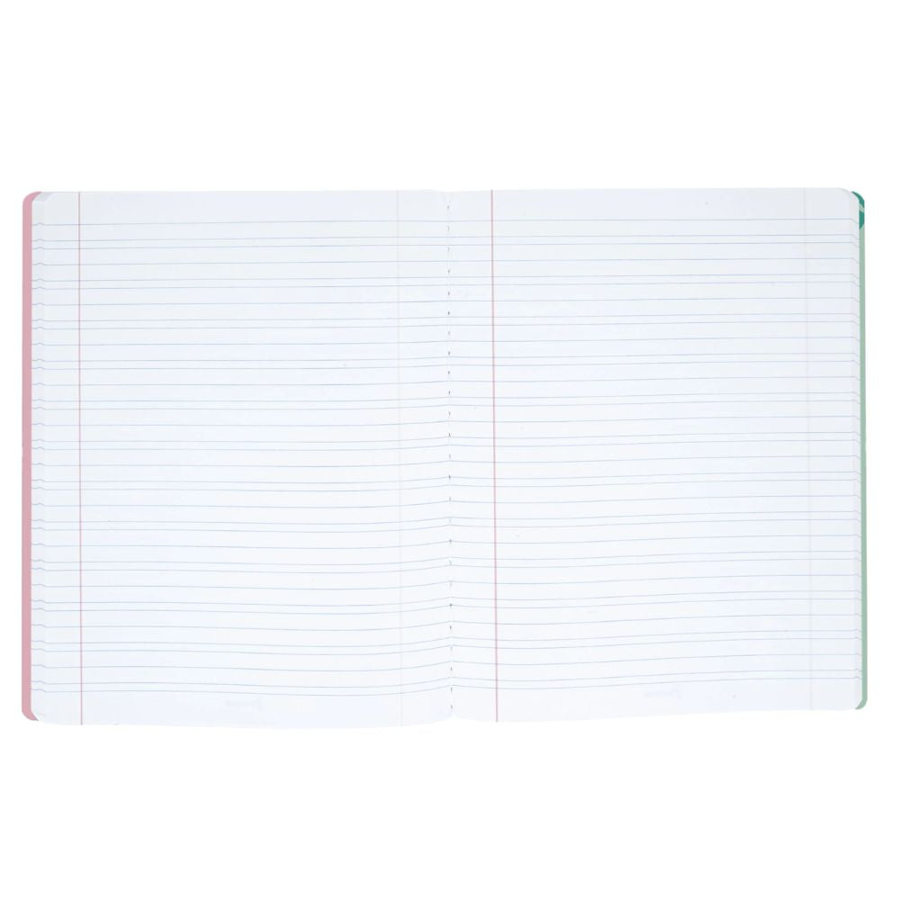 Norma Cuaderno Doble Linea Cosido 100 hojas Con Stickers Diseño Stitch Wonderland