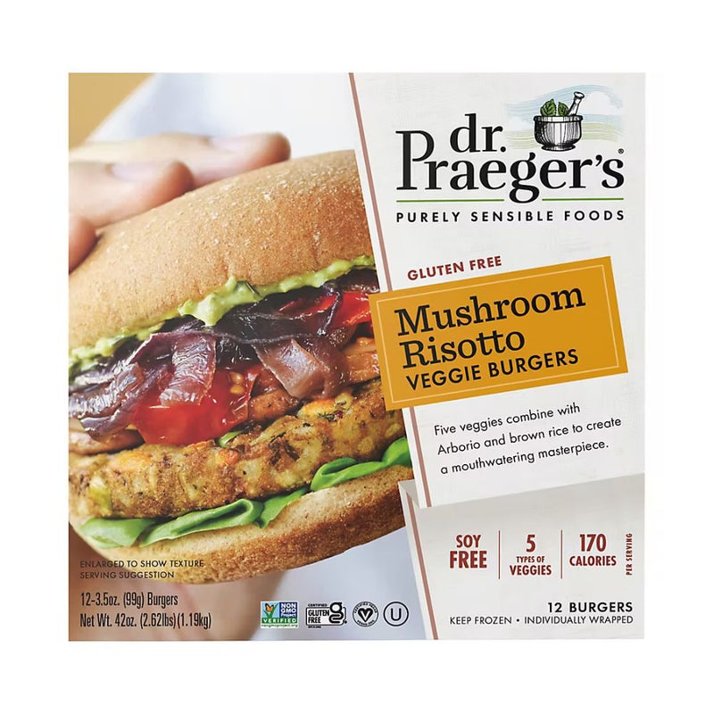 Veggie Burger 12 Und Dr Praeger's Mushroom Risotto 99gr