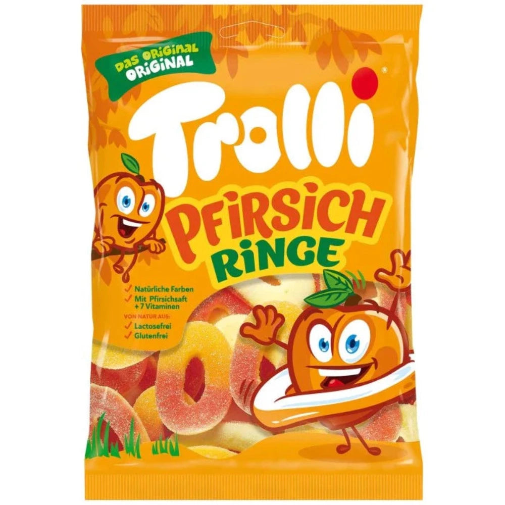 Trolli Gomitas Pfirsich Ringe Sin Gluten 150gr