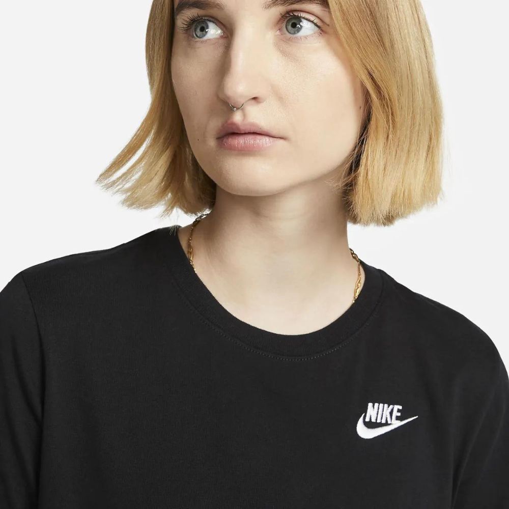 Nike T-Shirt de Algodón Deportiva color Negro