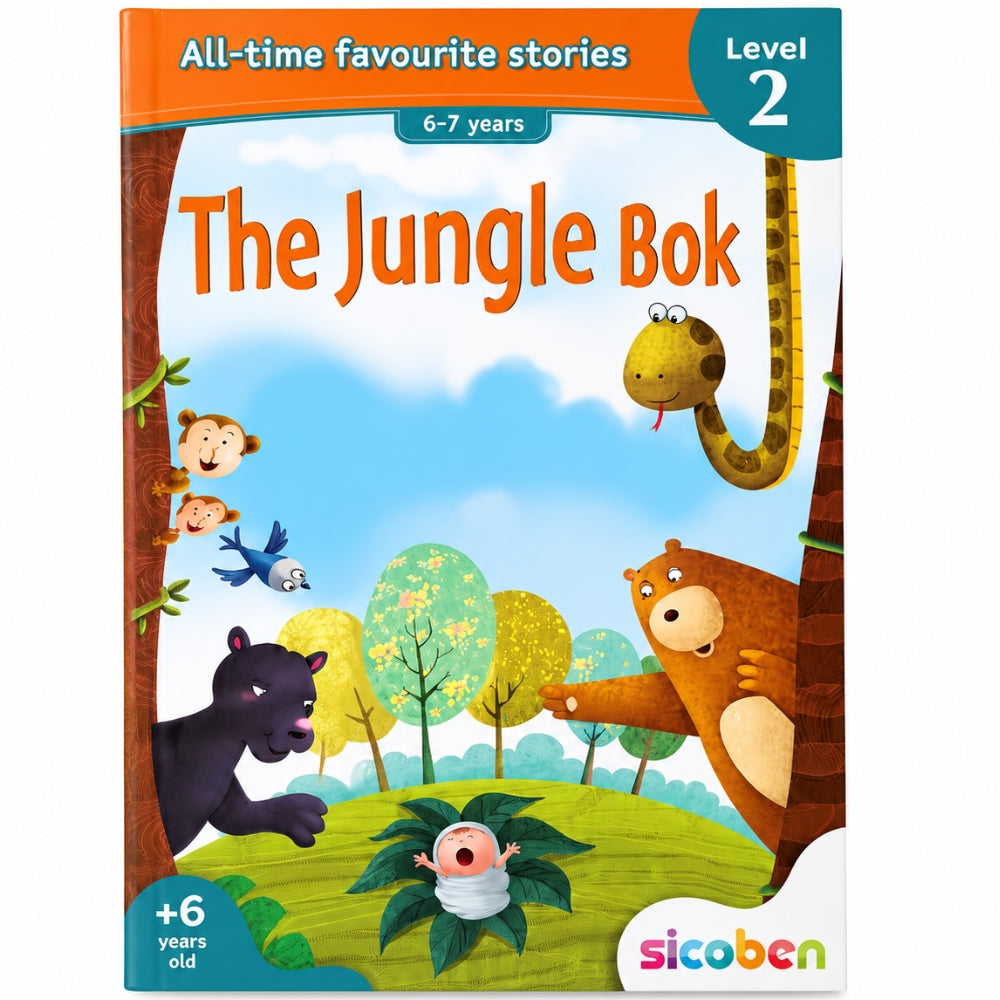 Sicoben "The Jungle Book" Coleccion All-Time Favourite Stories Level 2 6+