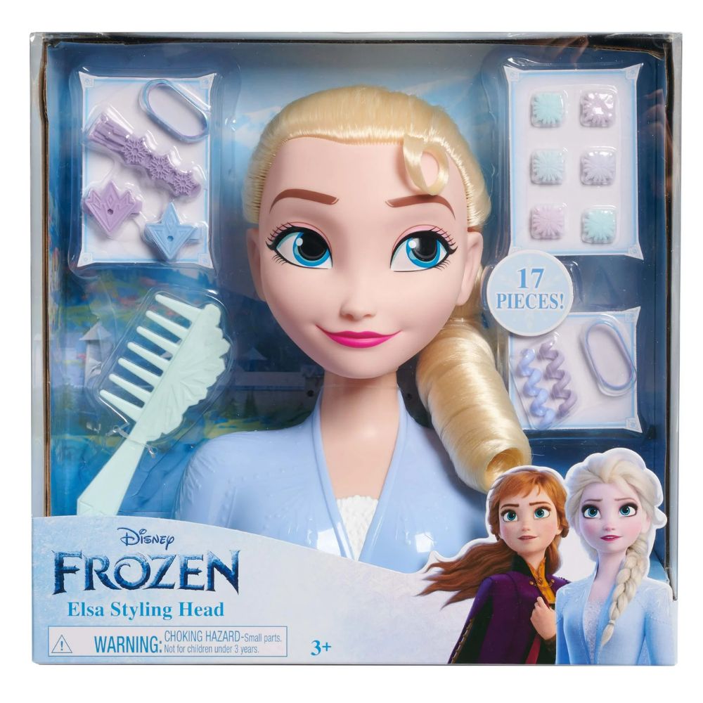 Disney Frozen Elsa Styling Head 3+ 20cm