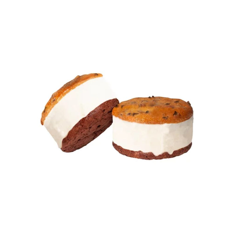 Helados Entenmanns Chocolate Chip & Brownie Cookie 4 Unidades Ice Cream Sandwiches