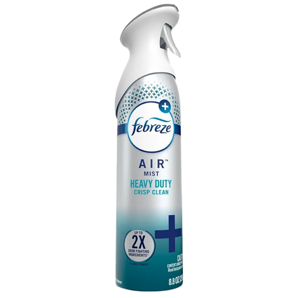 Ambientador Febreze Air Mist Heavy Duty Crisp Clean 250gr