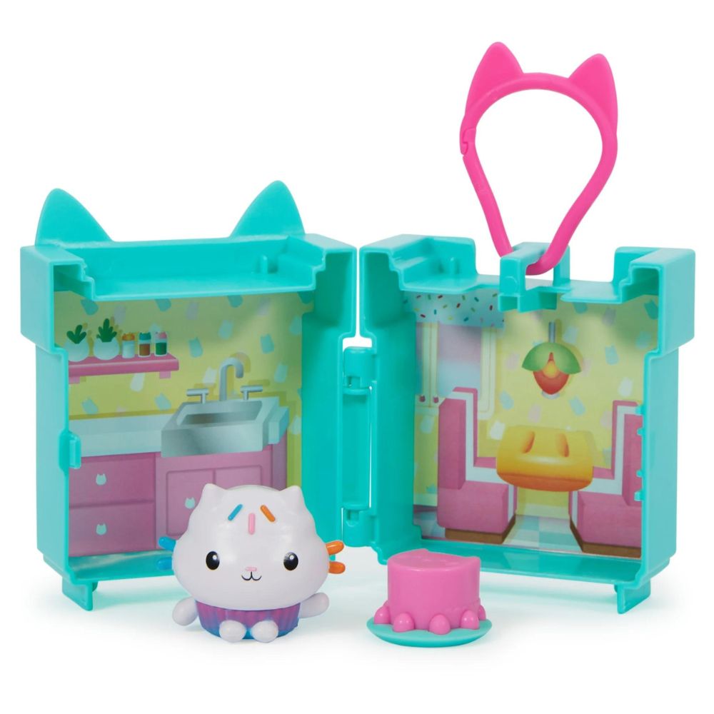 Gabby's Dollhouse Cakey Cat Mini Clip On Playset 5 Pieces