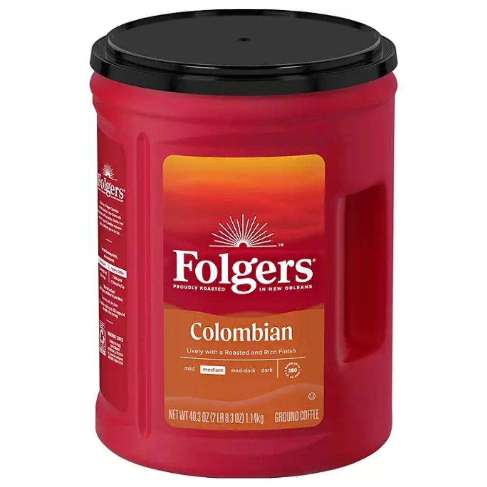 Cafe Molido Folgers Colombiano 100% Medium 1,14 Kg