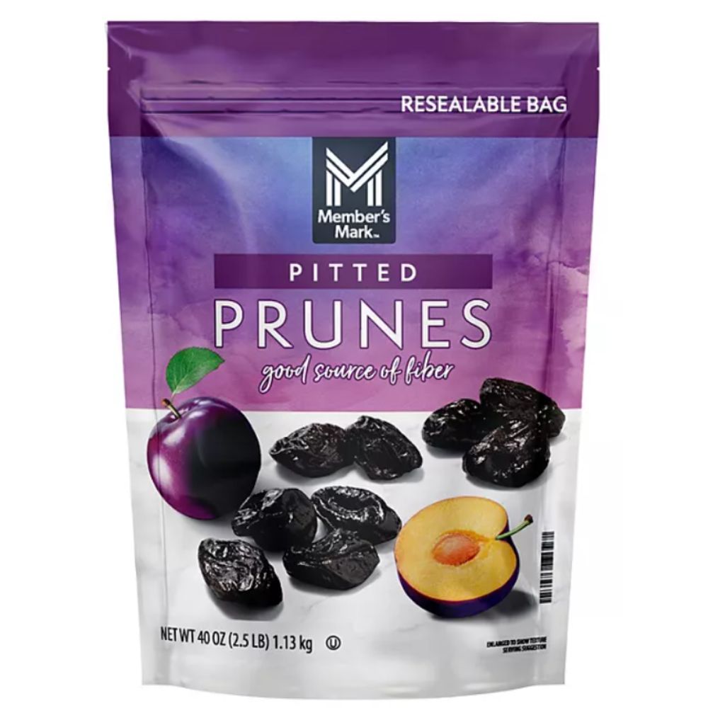 Ciruelas Prunes Members Mark Dried Sunny Sweet 1.13kg