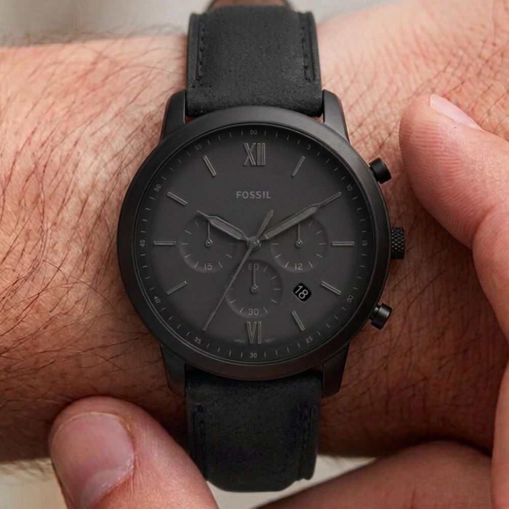 Fossill Reloj Para Caballeros Black