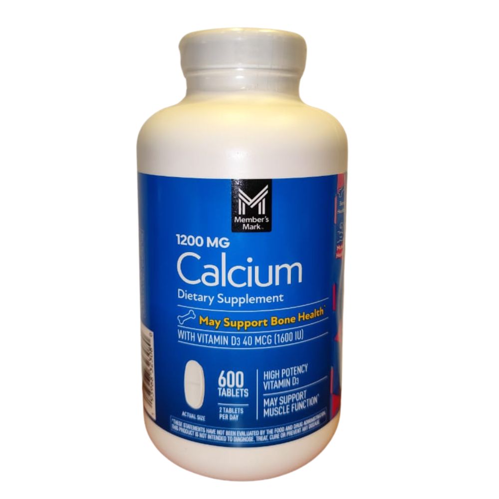 Member's Mark Calcium 1200mg 600 Tabletas