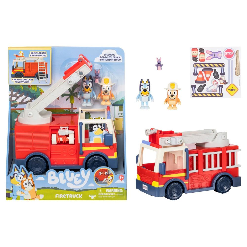 Bluey Firetruck 3+