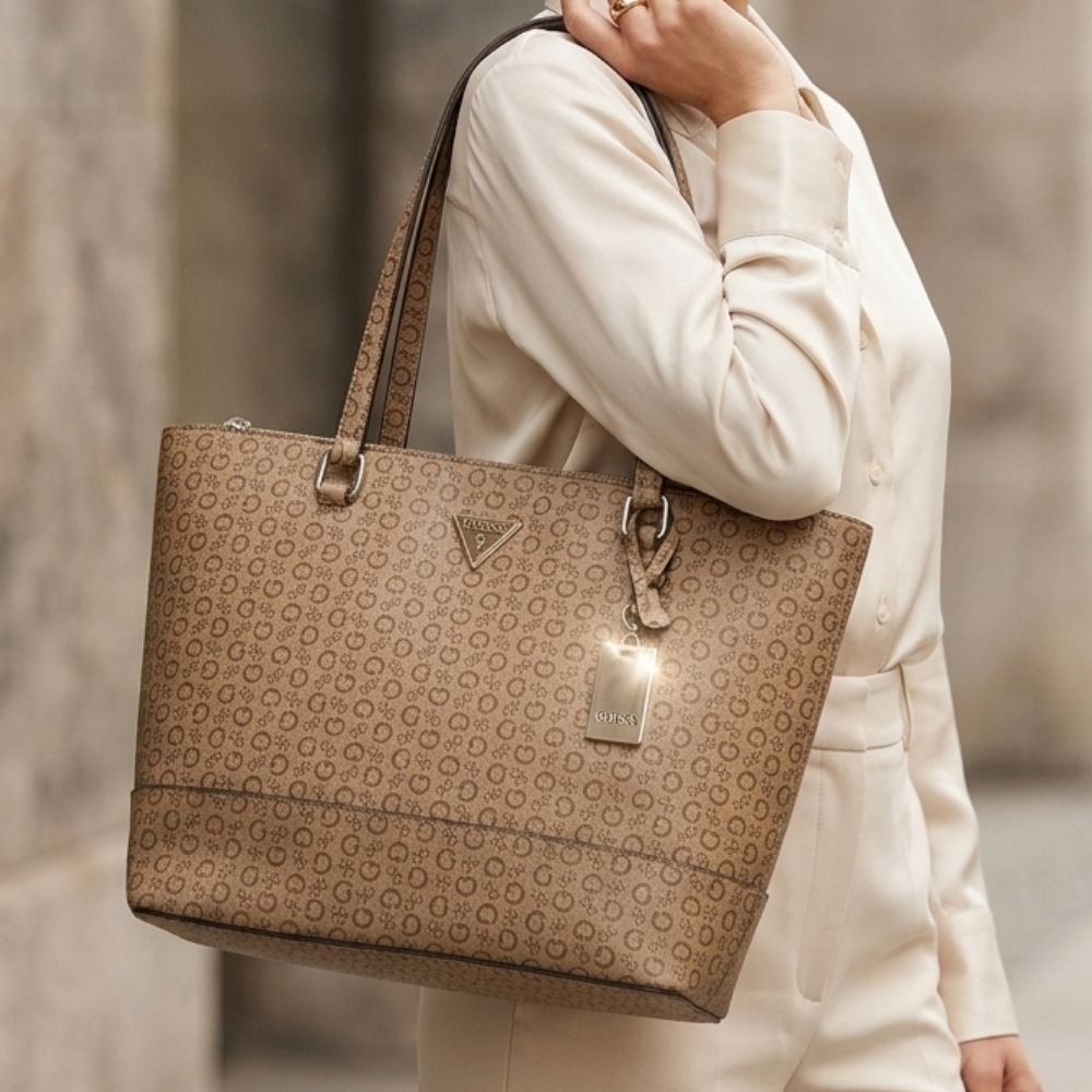 Guess Cartera Viviette Walnut