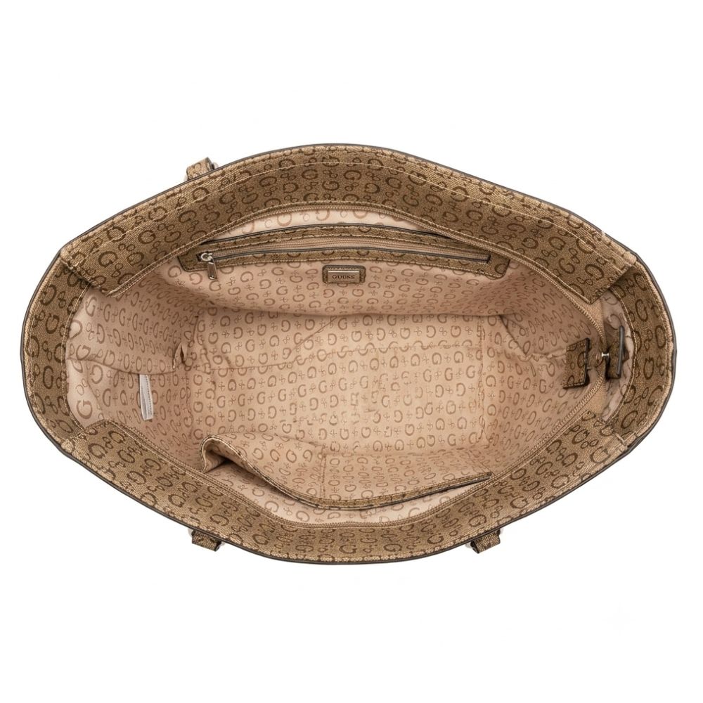 Guess Cartera Viviette Walnut