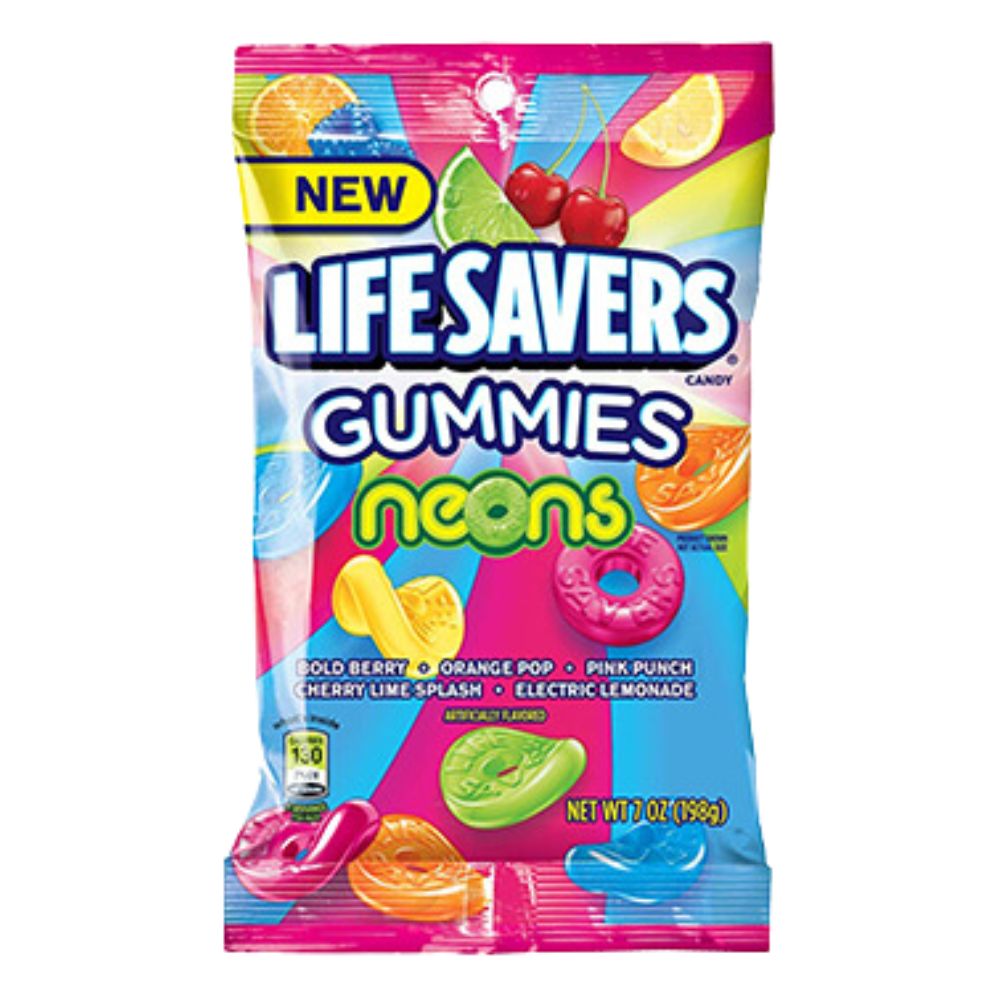 Gomitas Salvavidas Gummies Neons 198gr