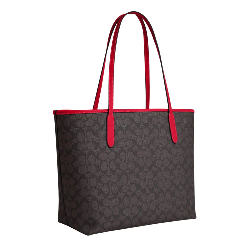 Coach City Tote Bag In Signature Canvas