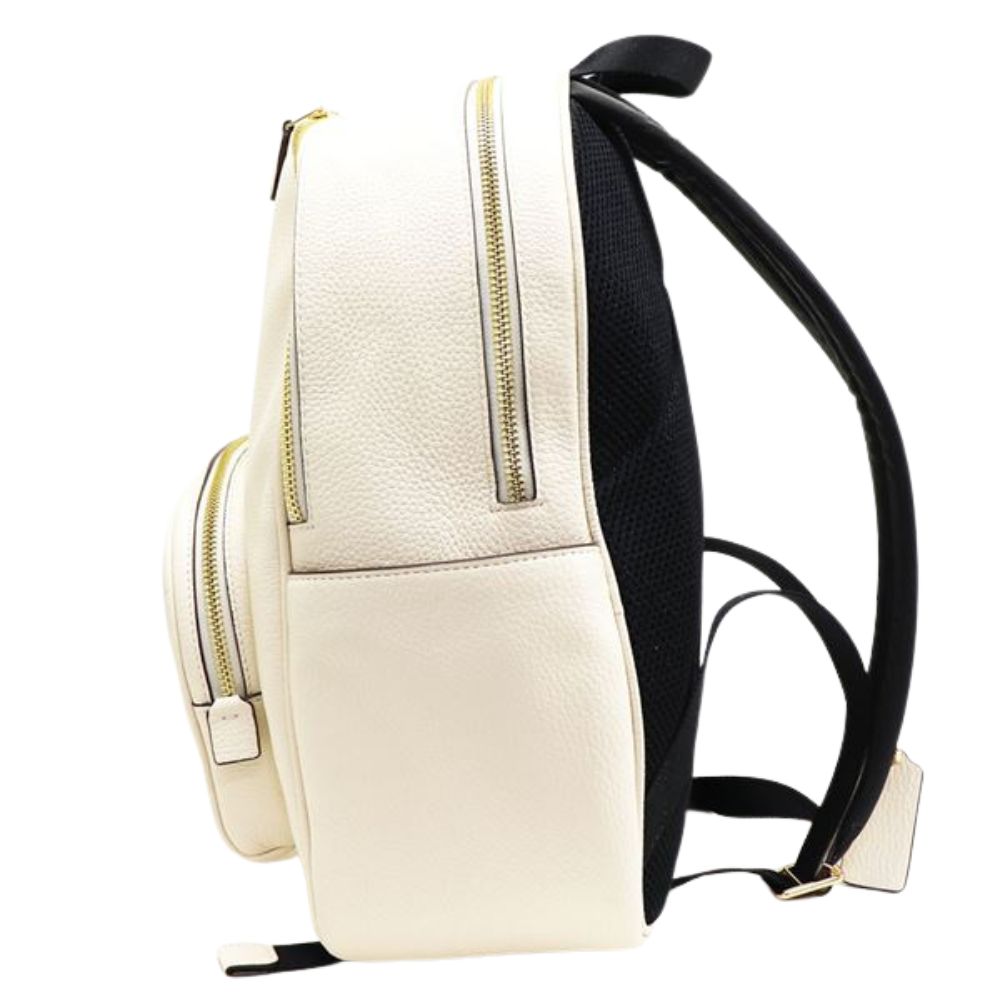 Coach Court Backpack In Soft Pebbled Leather